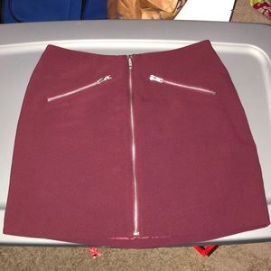 Forever 21 zip skirt